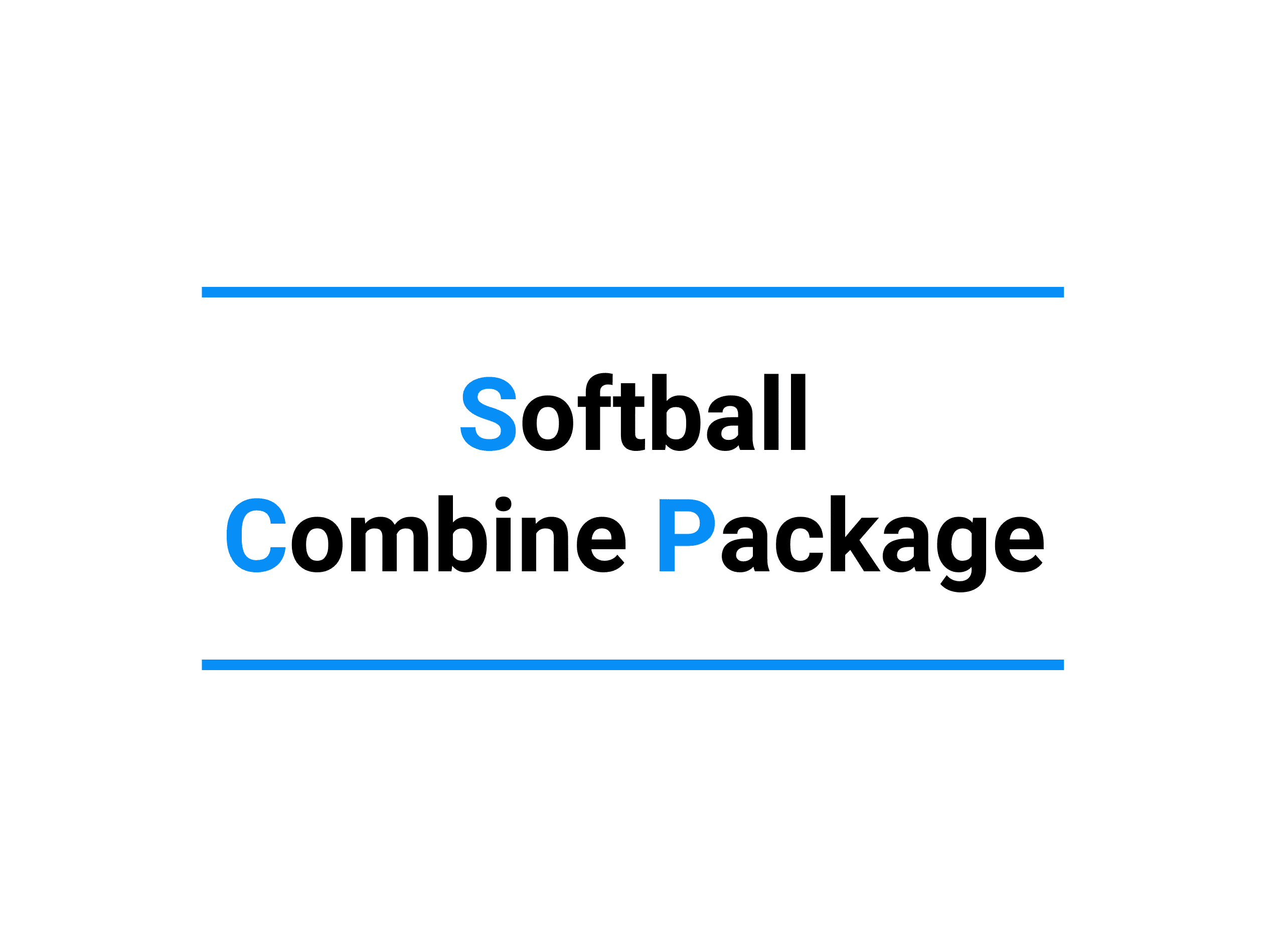 Softball Combine Package