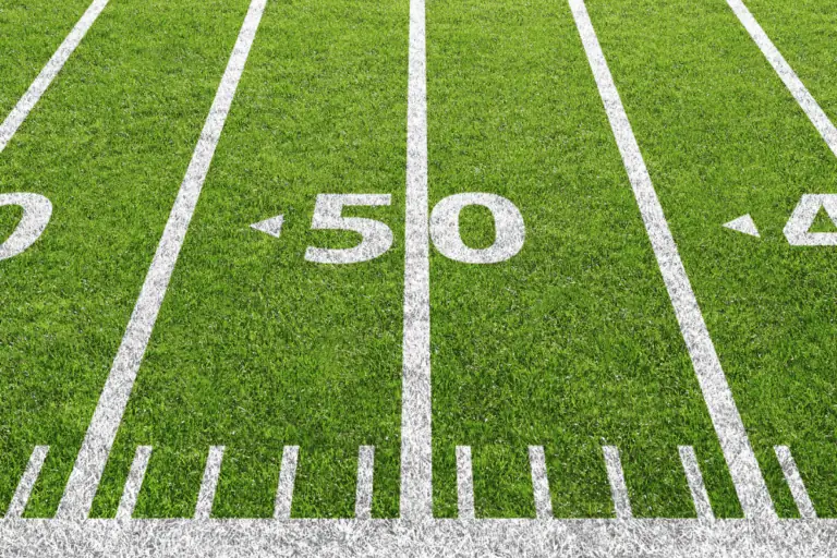 50 yard line.