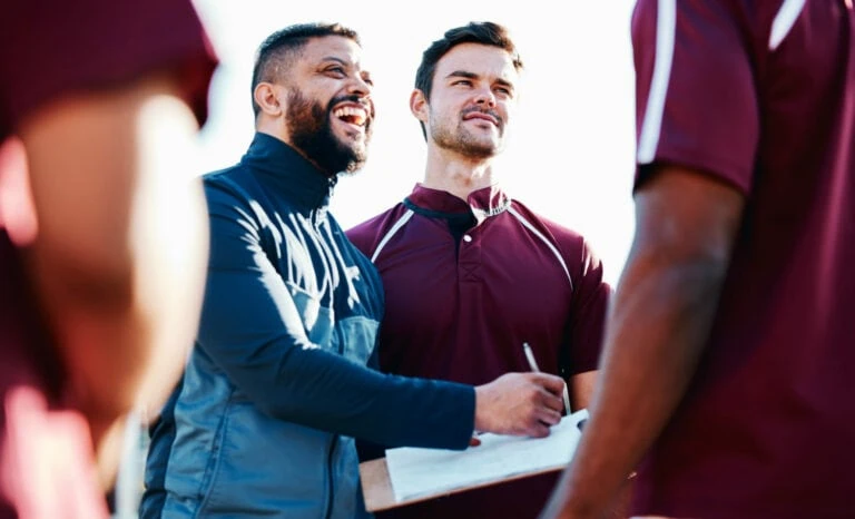 Happy Rugby coach.