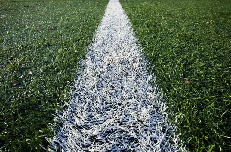 Line on football field.